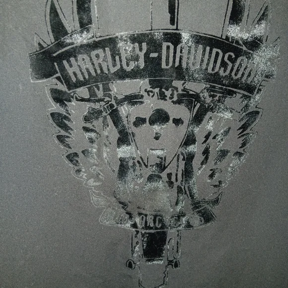 Harley-Davidson Black Casual Button Down Shirt - Picture 5 of 5